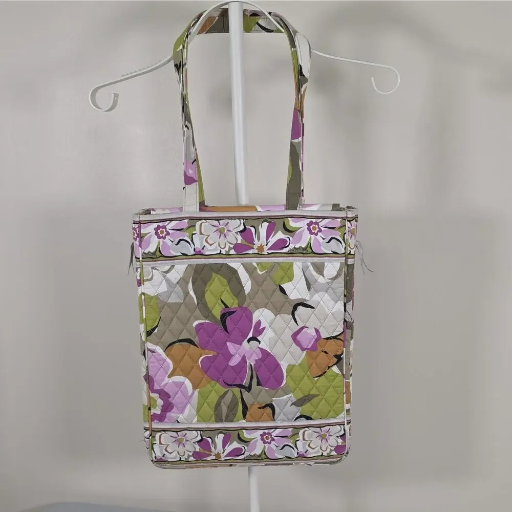 Vera Bradley Portobello Road Laptop Travel Tote Bag NWT Floral $88 MSRP